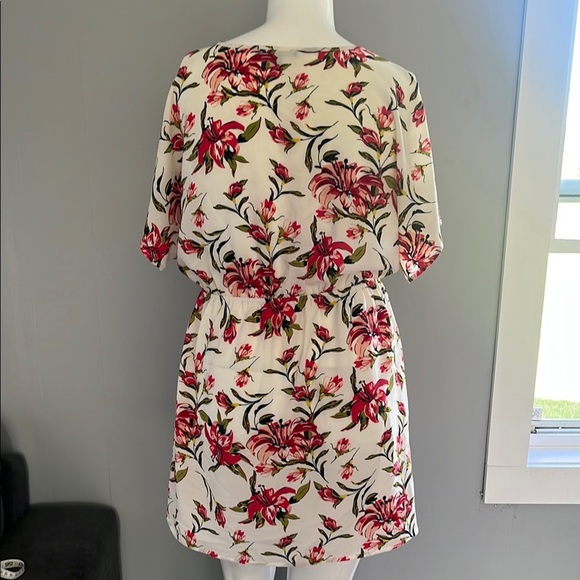 Mario Serrani Red and White Flutter Sleeve Mini Sundress - Picture 7 of 9